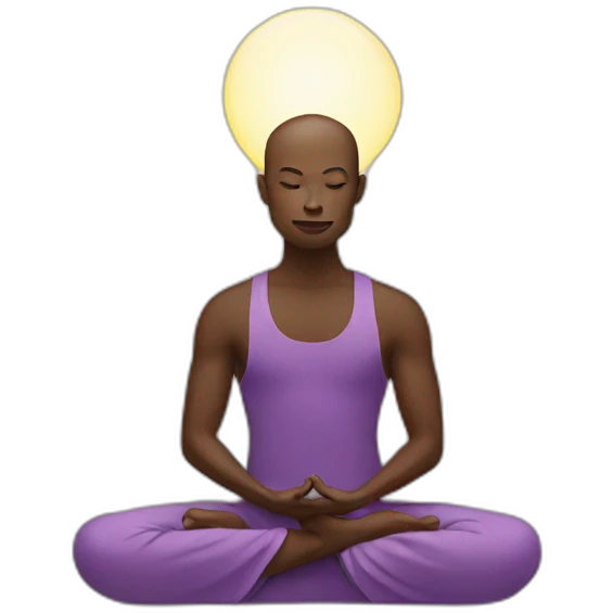 Meditation emoji