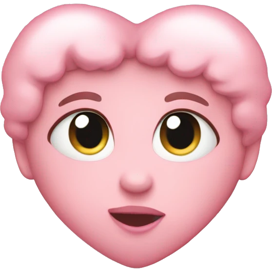 Baby pink heart emoji