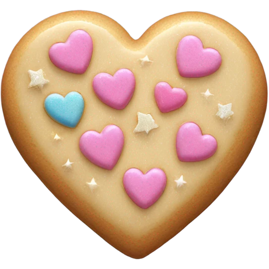 Fairy cookie heart emoji