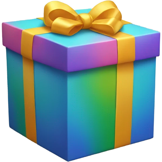 pride mystery gift box emoji