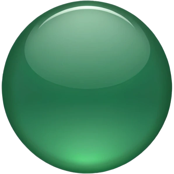 Make a plain green circle emoji