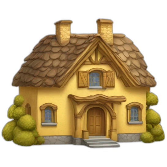 Goldenes Schnecken haus emoji
