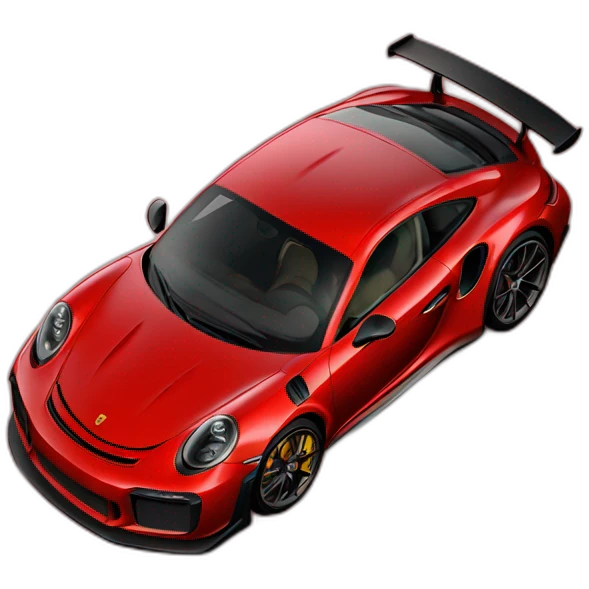 Red Porsche GT2RS emoji