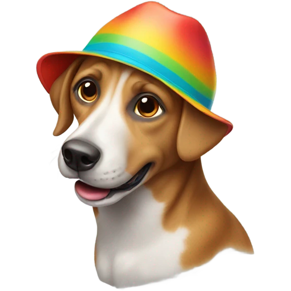 dog with hat  emoji