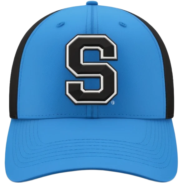 3d rendering isolated, black blue NCAA '47 Clean Up Adjustable Hat, One Size Fits All emoji