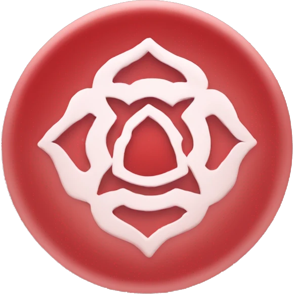 Root chakra symbol red emoji