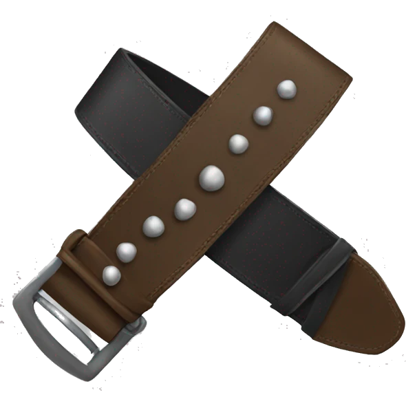 A belt  emoji