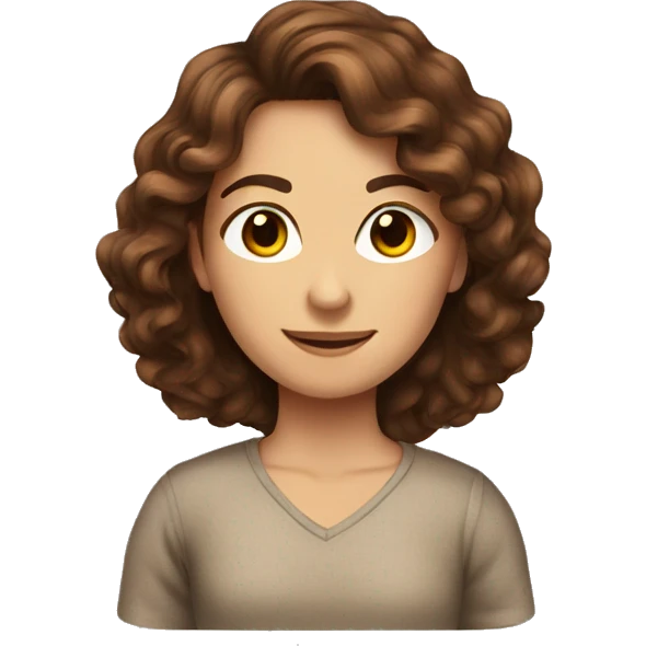 A beautiful brown-haired girl with a hairy brown-haired man  emoji