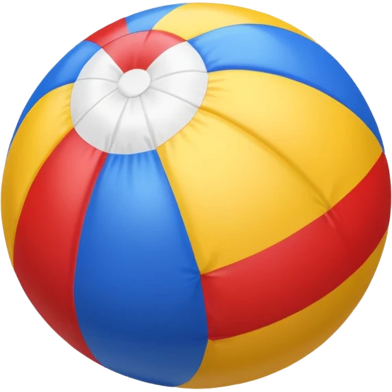 Colorful beach ball emoji