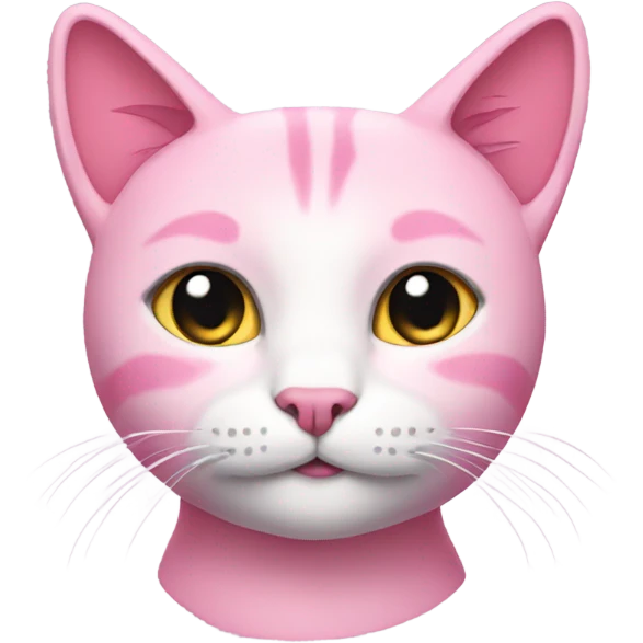 Pink cat emoji