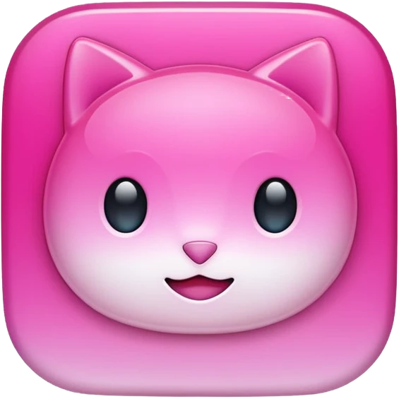 pink chat gpt ai app logo emoji