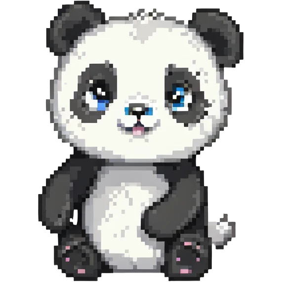 playful panda emoji