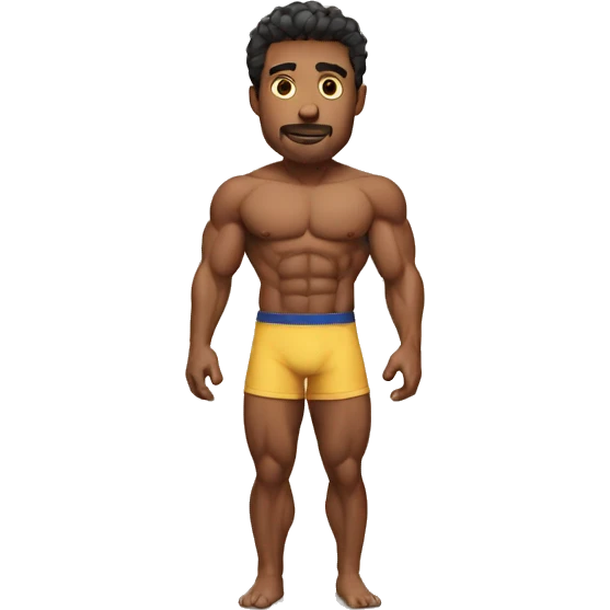 man muscular  emoji