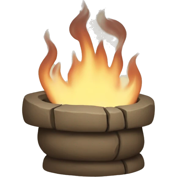 Neutral hearth emoji