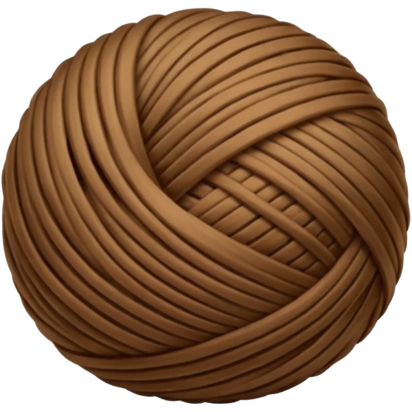 brown yarn  emoji