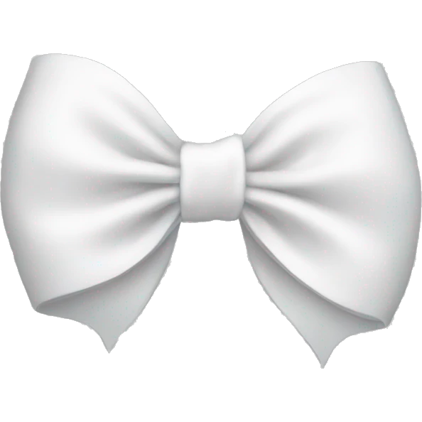 White bow emoji