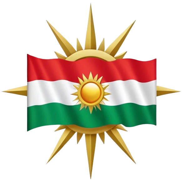Kurdistanflagge emoji