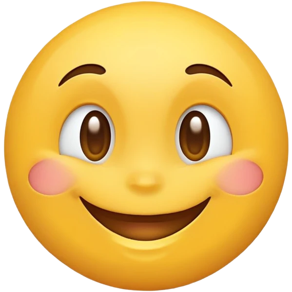 Happy face  emoji