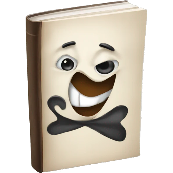 Crazy book emoji