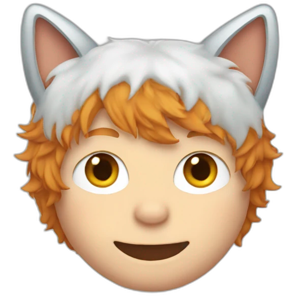 Ed Sheeran with cat ears emoji