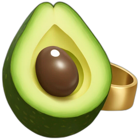 Avocadro ring emoji