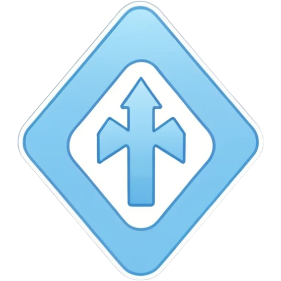 A sticker saying level up with up arrow more a simple soft vibe blue emoji