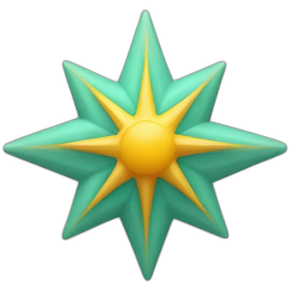 eight pointed star, #36242c emoji