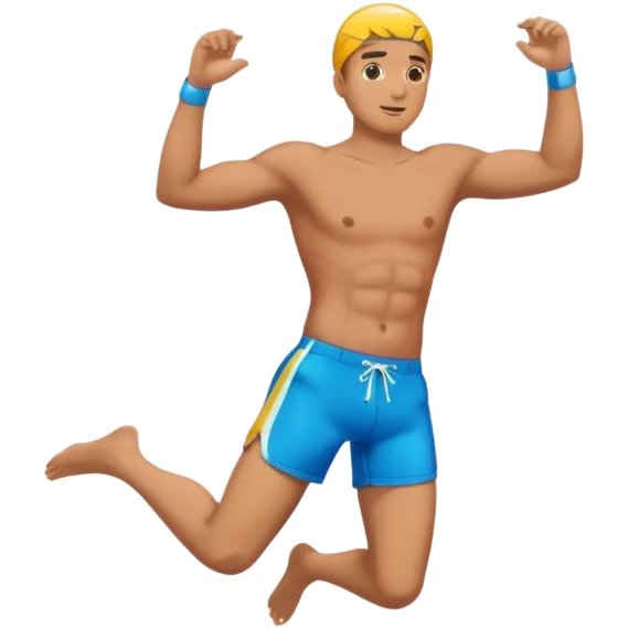 Jumping off a cliff emoji