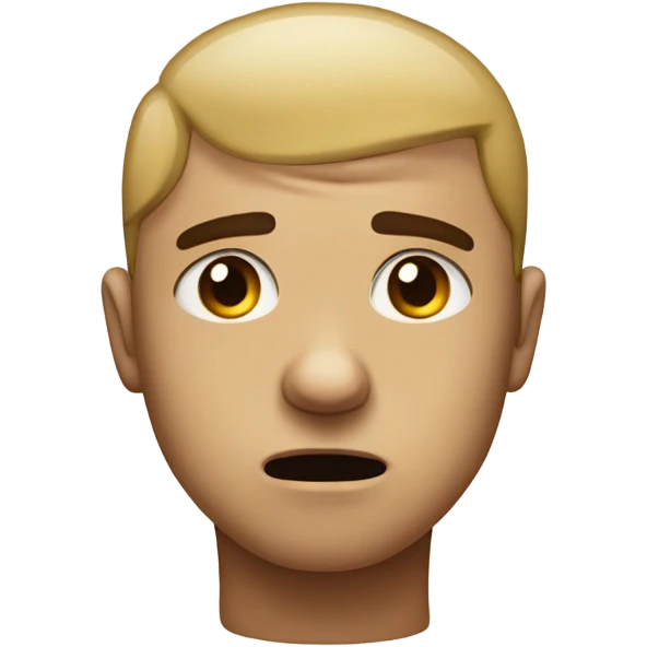 the saddest possible expression ever. just so extremely fucking sad emoji