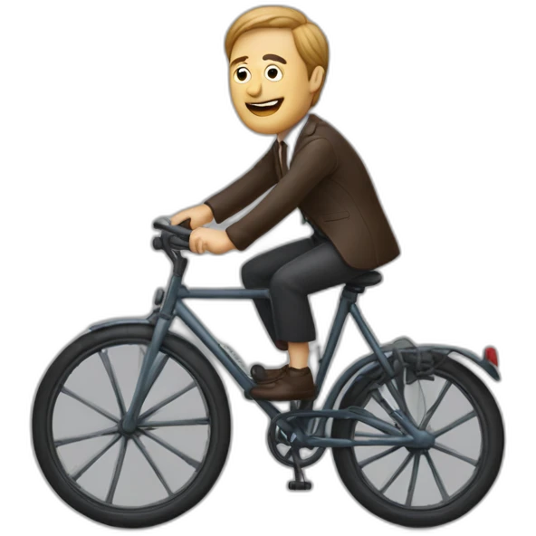 David marcovich gotsman makeup riding a bicycle emoji