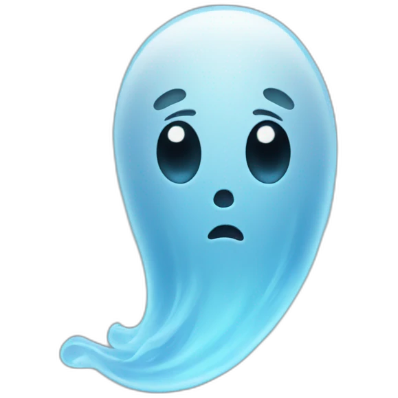 Blube ghost emoji