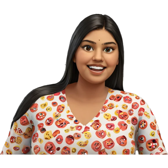 smiling woman by the water emoji