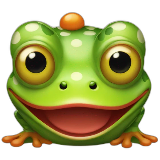 clown frog emoji