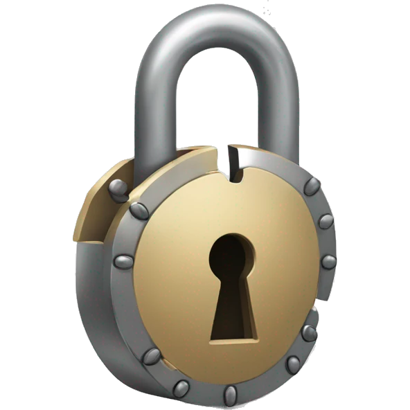 broken padlock emoji