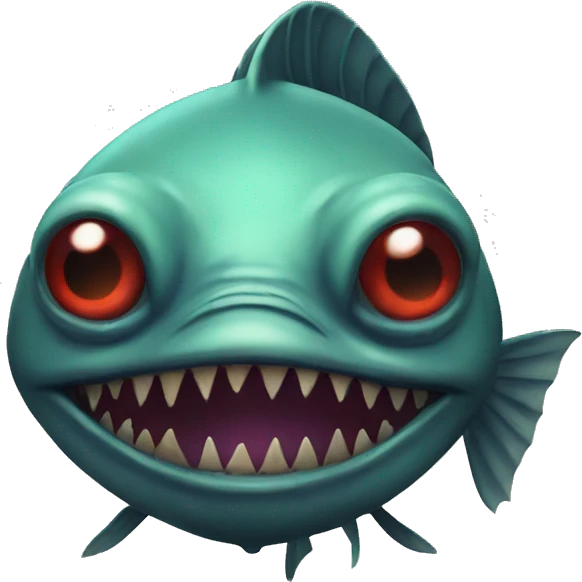 evil fish alien emoji