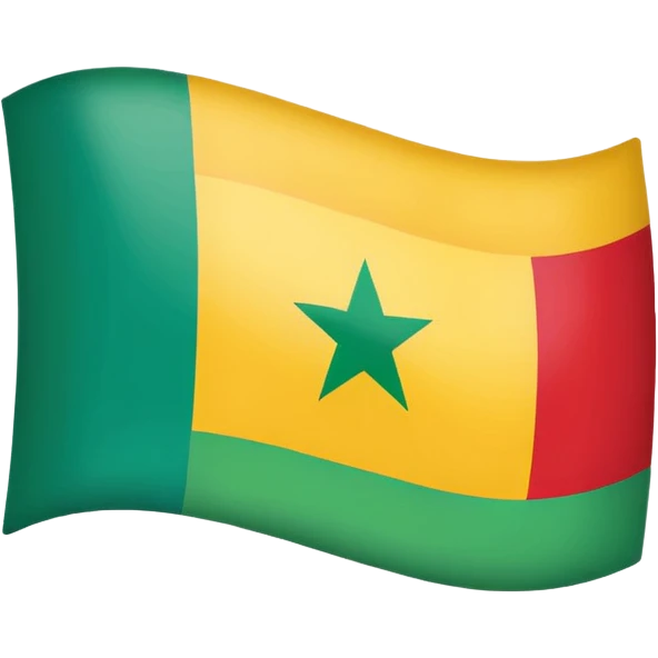 senegal flga, ios style emoji