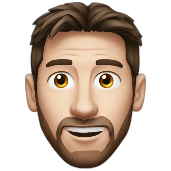 messi face emoji