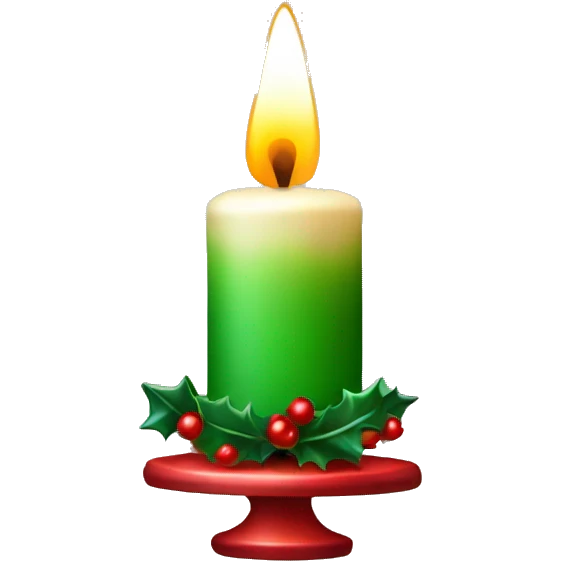 christmas candle emoji