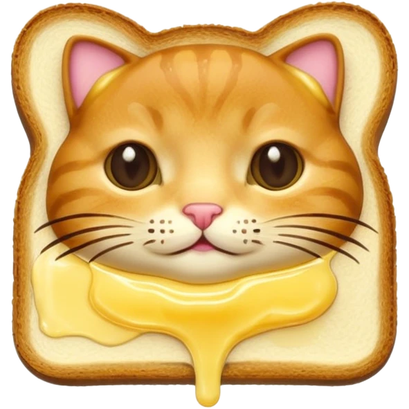 Toast cat emoji