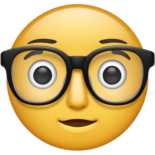 Сгенерируй очки как у обычных эмоджи пример - 🕶️ emoji