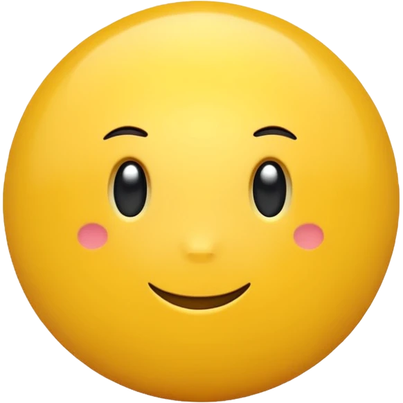 Make it round in shape emoji