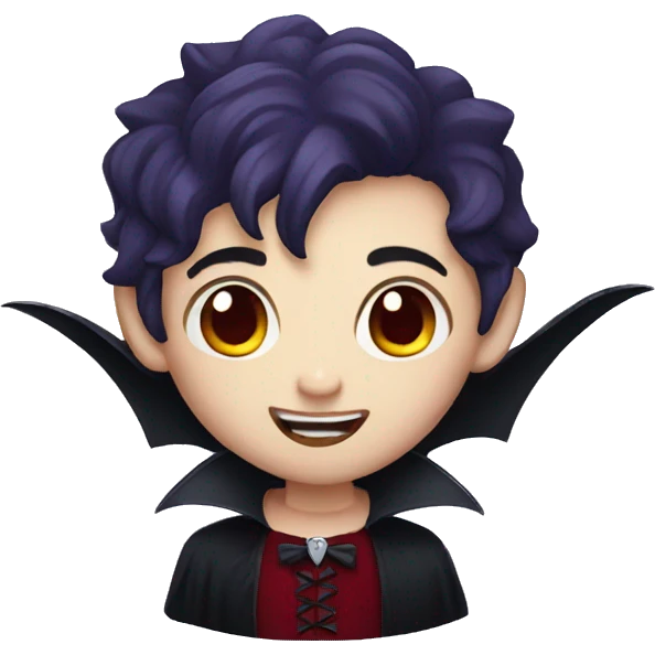 cute vampire emoji