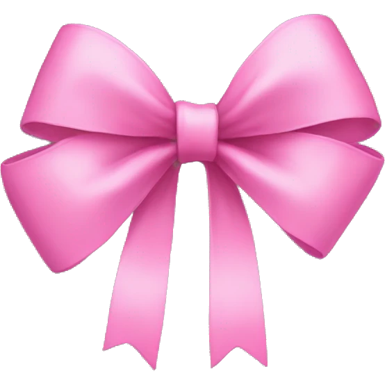 pink bow emoji