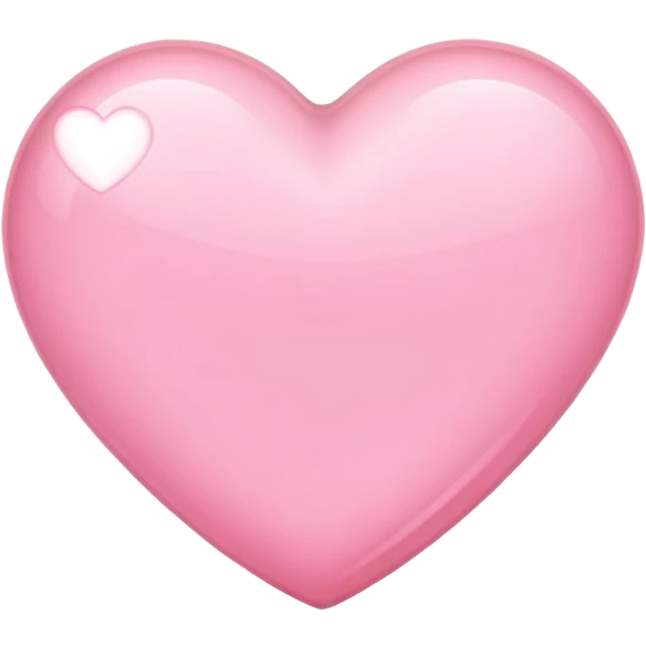 light pink heart emoji