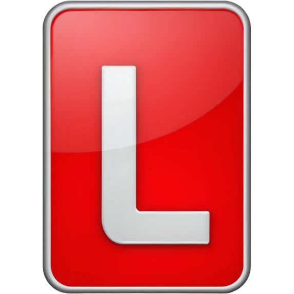 L plate emoji emoji