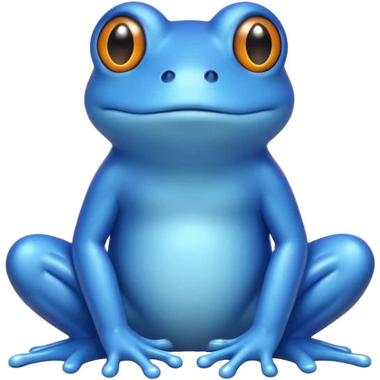 blue frog emoji