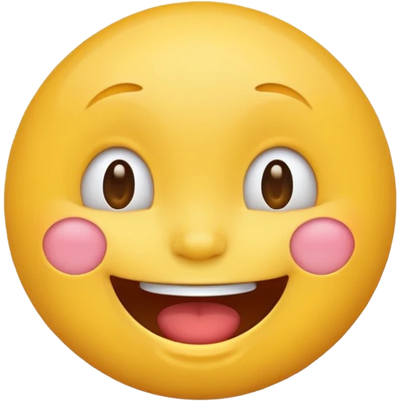 Round face emoji laughing  emoji