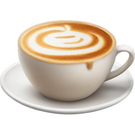 Adorable pumpkin spice latte emoji