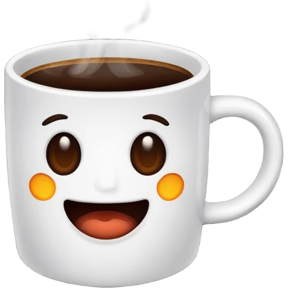 plain Coffee without Saucer emoji