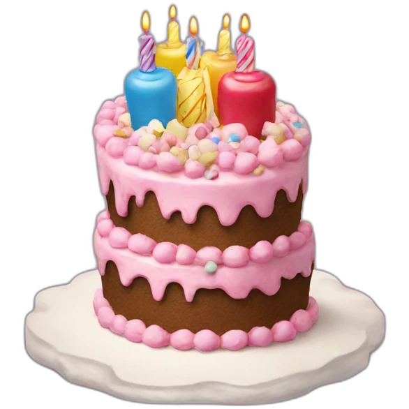 Birthday cake emoji